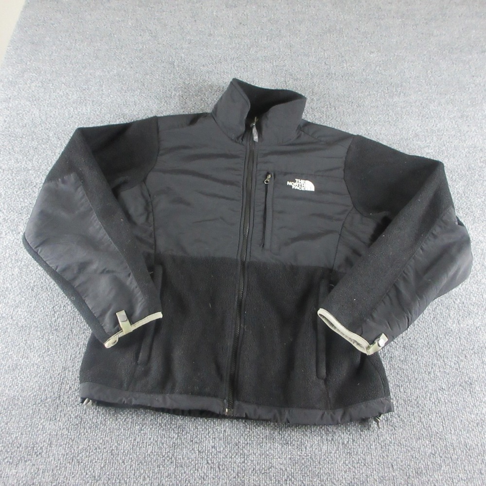 The‎ North Face Jacket Womens M Black Polartec Fleece Full Zip Outdoor Hiking